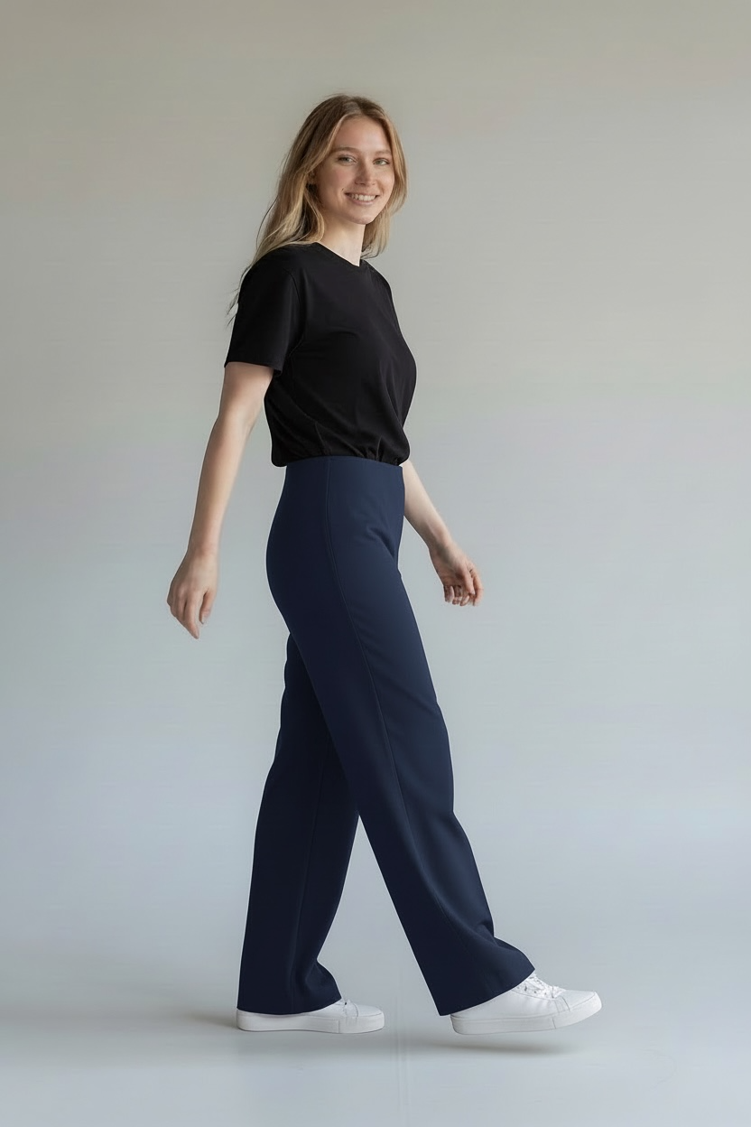 Pantalone wide Ragno Carola