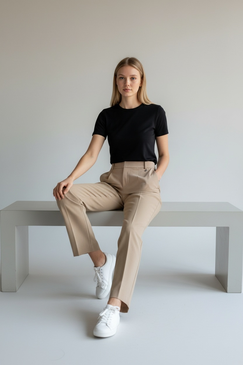 Pantalone wide Ragno