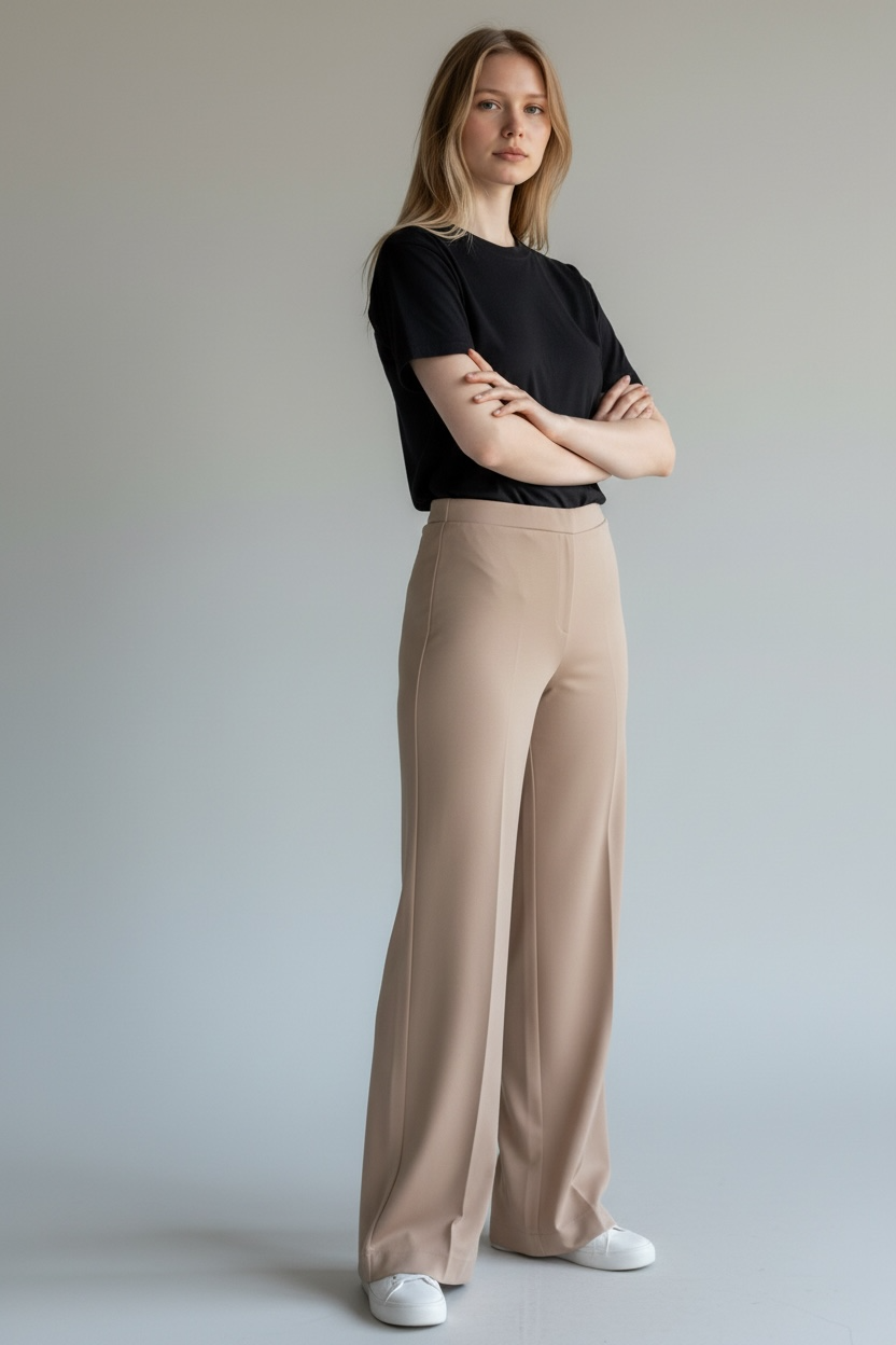 Pantalone wide ragno Flavia