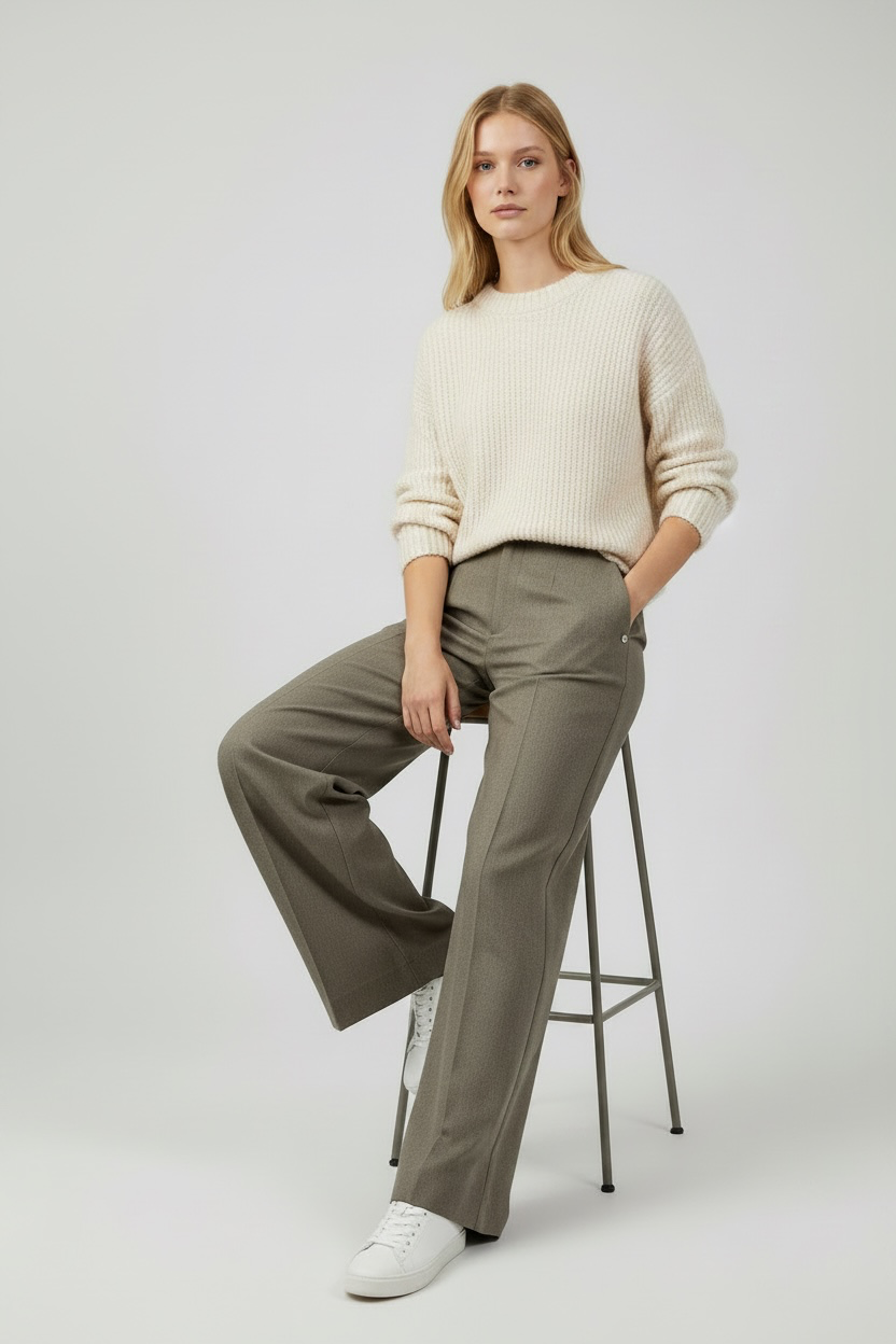 Pantalone wide Ragno