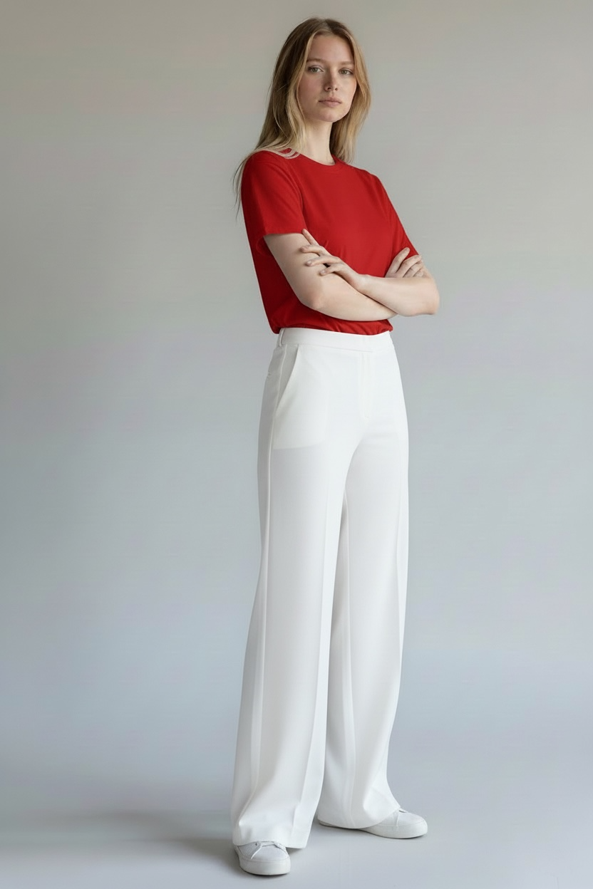 Pantalone wide ragno Flavia