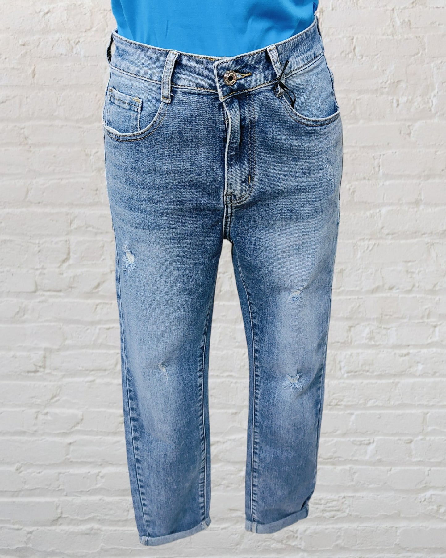 Jeans  Mom Fit Strappetti